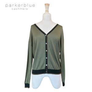 Parker Blue Cashmere Sweater